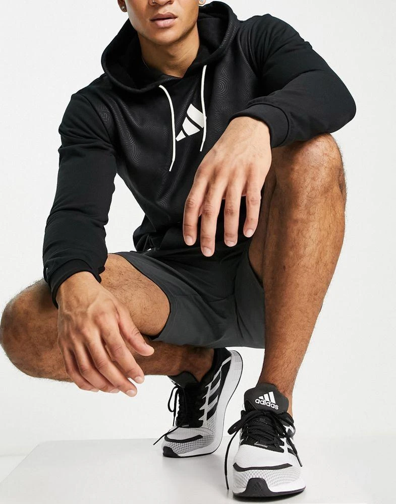 商品Adidas|adidas Basketball James Harden monogram hoodie in black,价格¥433,第3张图片详细描述