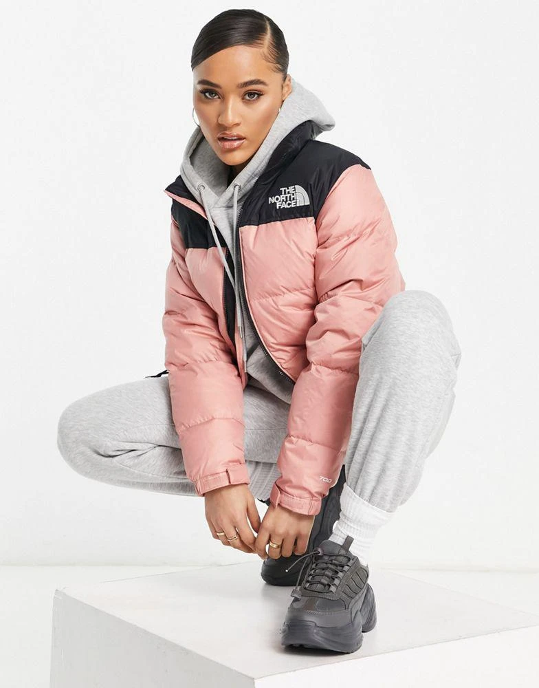 商品The North Face|The North Face 1996 Retro Nuptse down puffer jacket in pink,价格¥2575,第1张图片