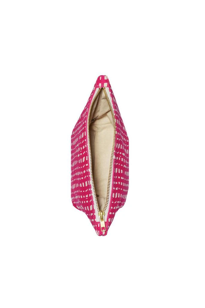 商品Dance Happy Designs|Women's Ivy Cosmetic Bag In Rose,价格¥388,第3张图片详细描述