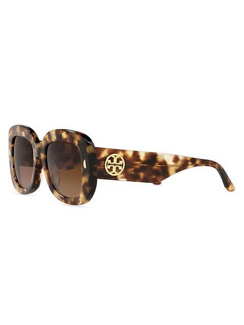 商品Tory Burch|51MM Square Sunglasses,价格¥1259,第6张图片详细描述