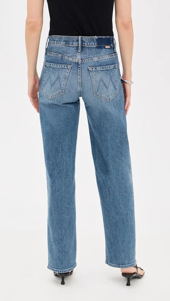 商品MOTHER|Petite Lil Mid Rise Tunnel Vision Sneak Jeans,价格¥2019,第2张图片详细描述