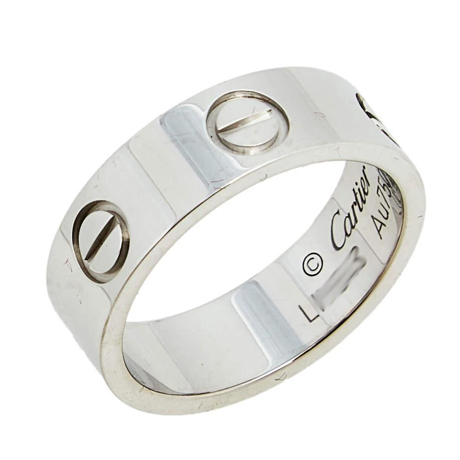 商品[二手商品] Cartier|Cartier Love 18K White Gold Band Ring Size 49,价格¥4675,第3张图片详细描述