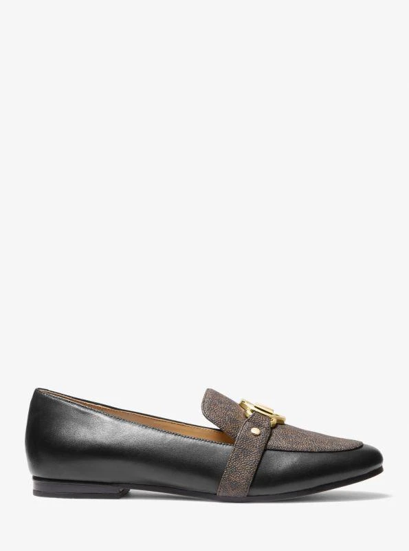 商品Michael Kors|Rory Leather and Logo Loafer,价格¥516,第2张图片详细描述