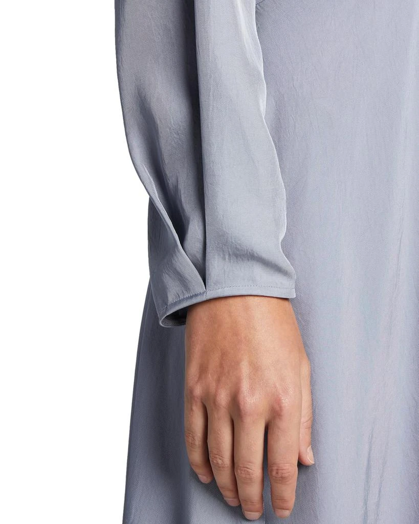 商品Vince|Long-Sleeve Paneled V-Neck Dress,价格¥751,第5张图片详细描述