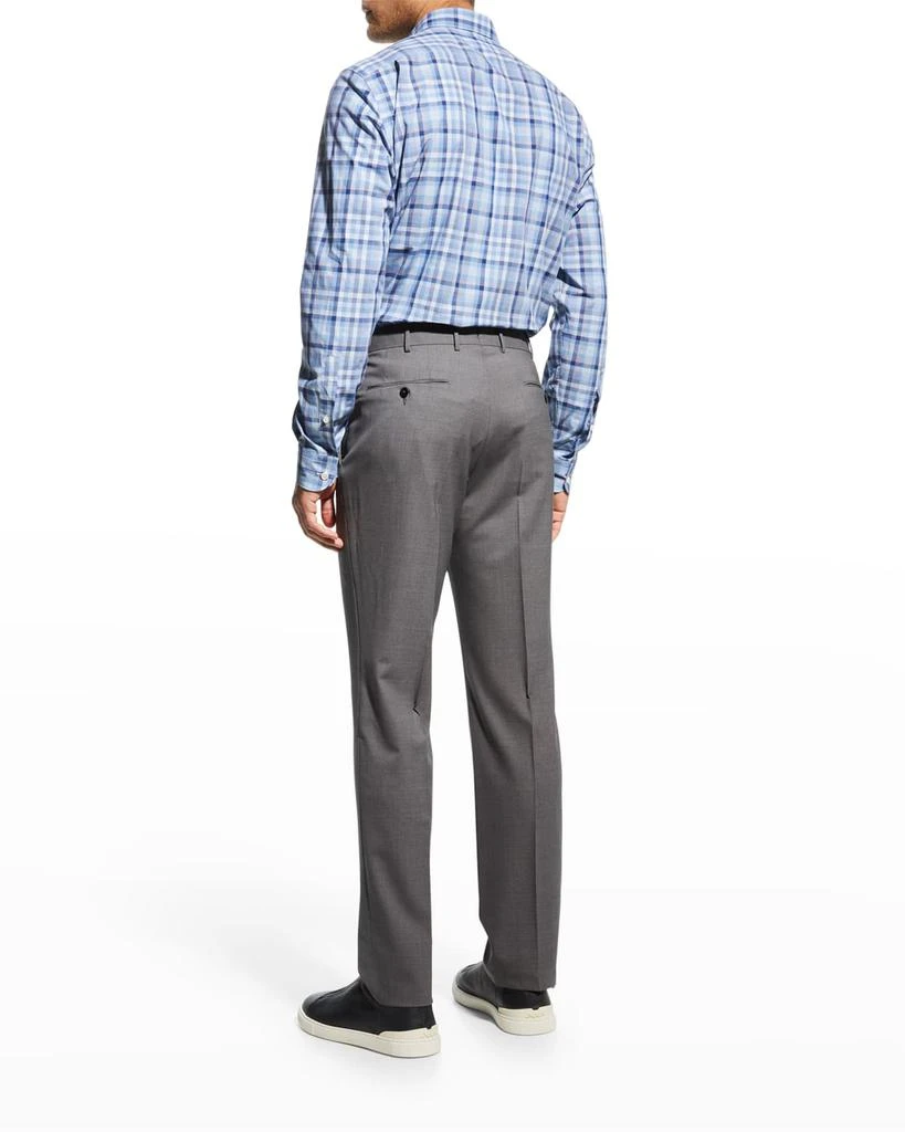 商品Zegna|Men's Check Sport Shirt,价格¥1586,第4张图片详细描述
