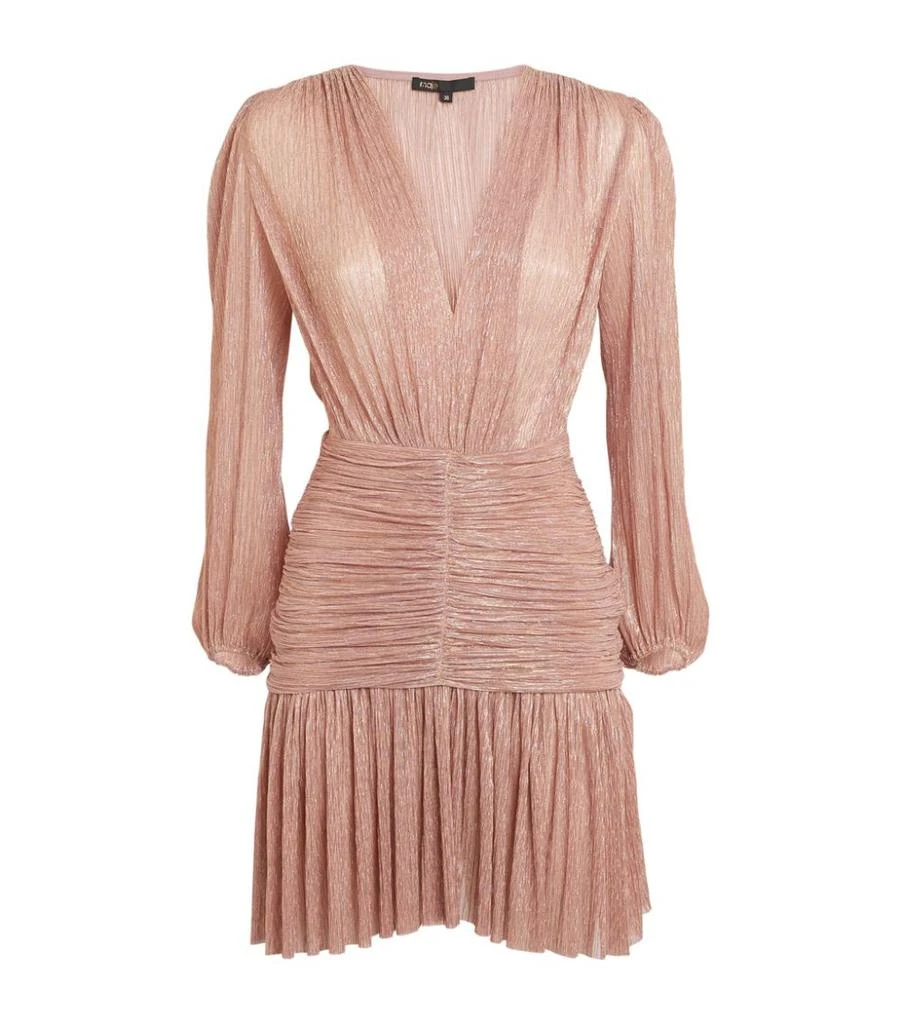 商品Maje|Gathered Mini Dress,价格¥1642,第1张图片