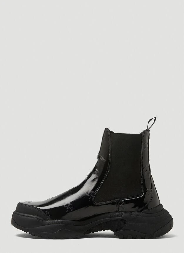 商品GmbH|Monogram Chelsea Boots in Black,价格¥1323,第3张图片详细描述