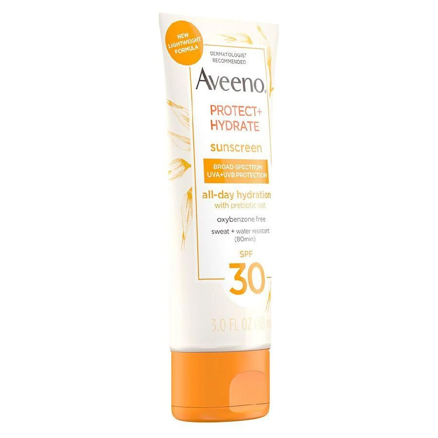商品Aveeno|Protect + Hydrate Body Sunscreen Lotion SPF 30,价格¥107,第3张图片详细描述