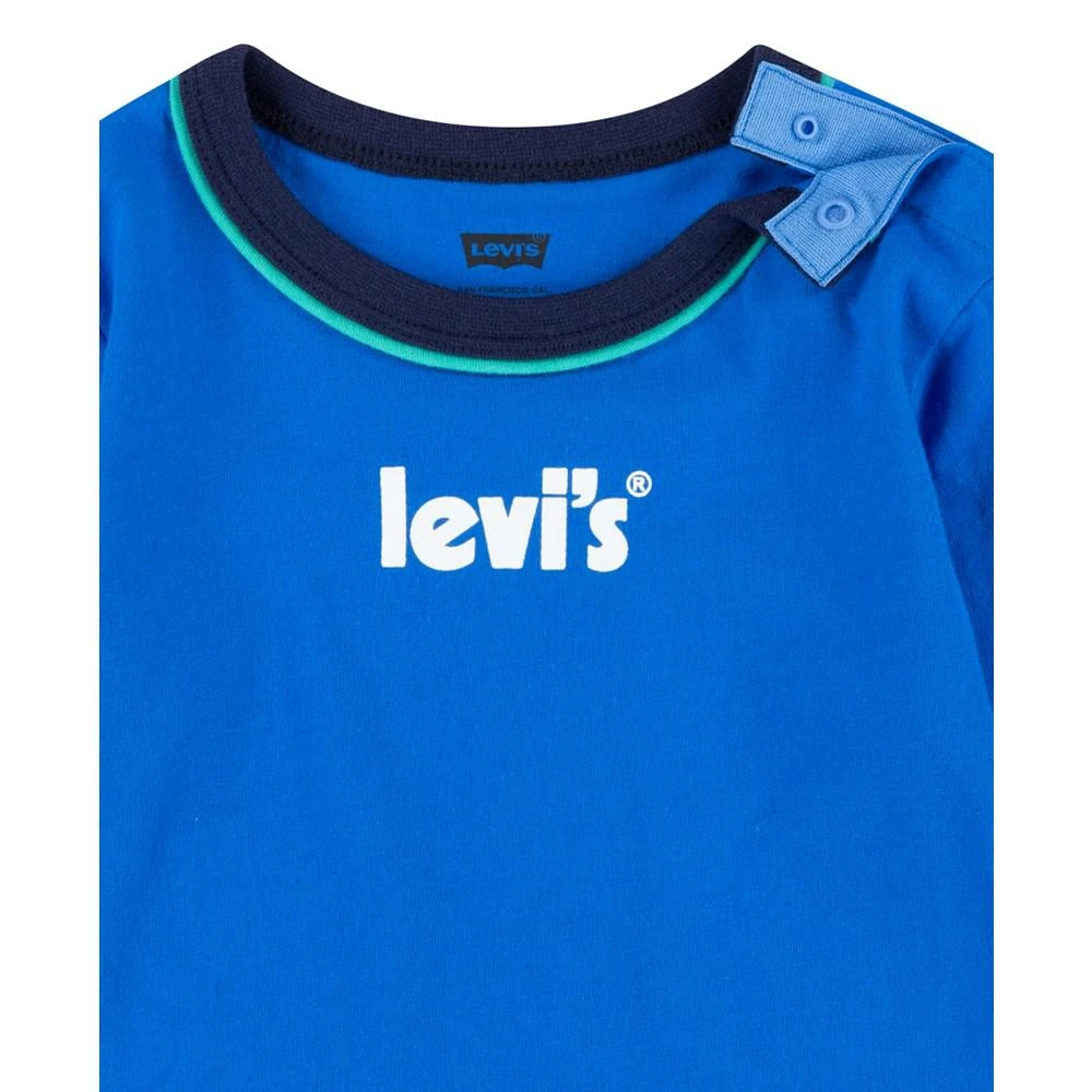 商品Levi's|Baby Boys Poster Logo Long Sleeves T-shirt and Denim Jeans, 2 Piece Set,价格¥99,第3张图片详细描述