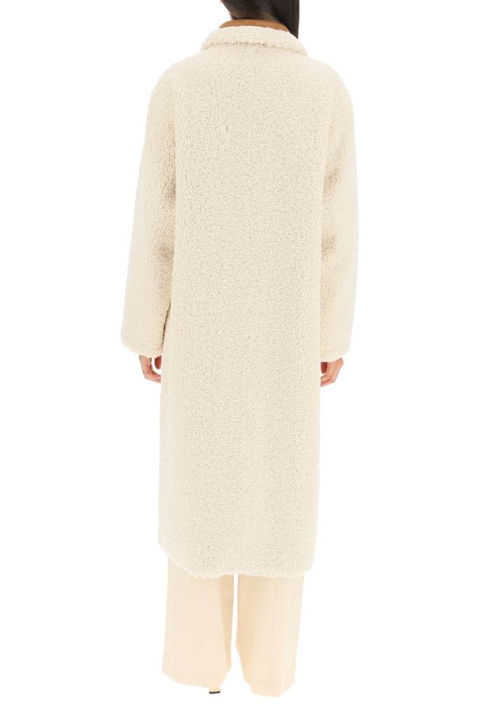 Stand studio 'kenca' long reversible coat in faux shearling商品第3张图片规格展示