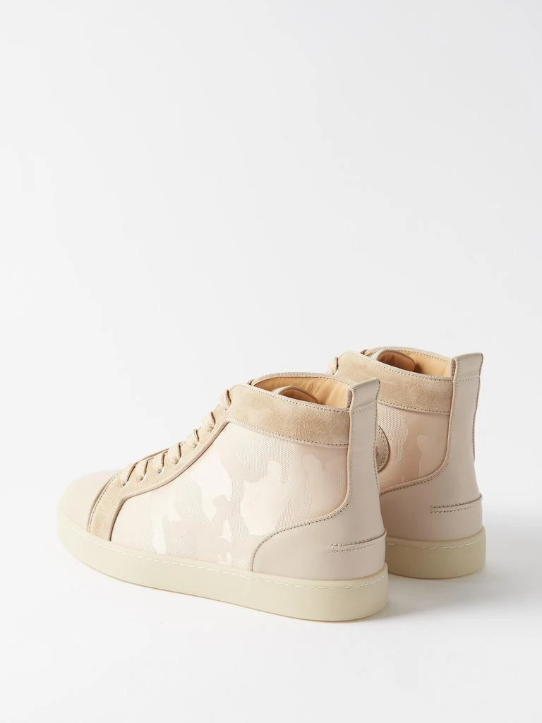 Louis Orlato camouflage-jacquard high-top trainers 商品