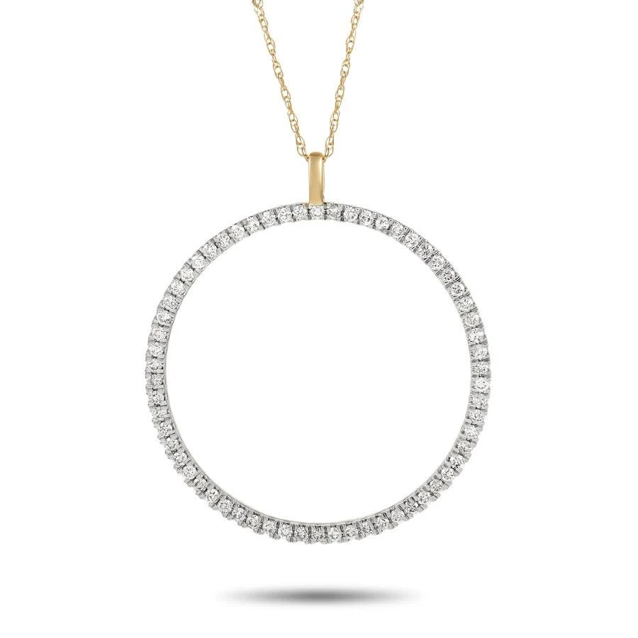 商品LB Exclusive|14K Yellow Gold 0.50 ct Diamond Necklace,价格¥6394,第1张图片