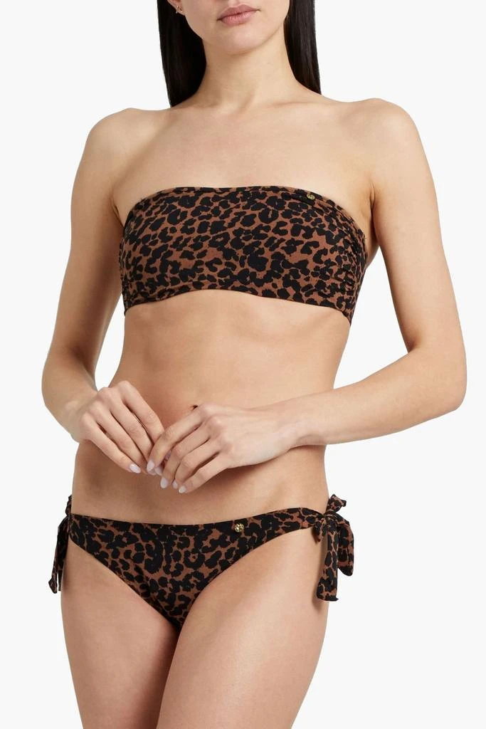 商品LOVE STORIES|Bond jacquard-trimmed leopard-print bikini top,价格¥208,第5张图片详细描述