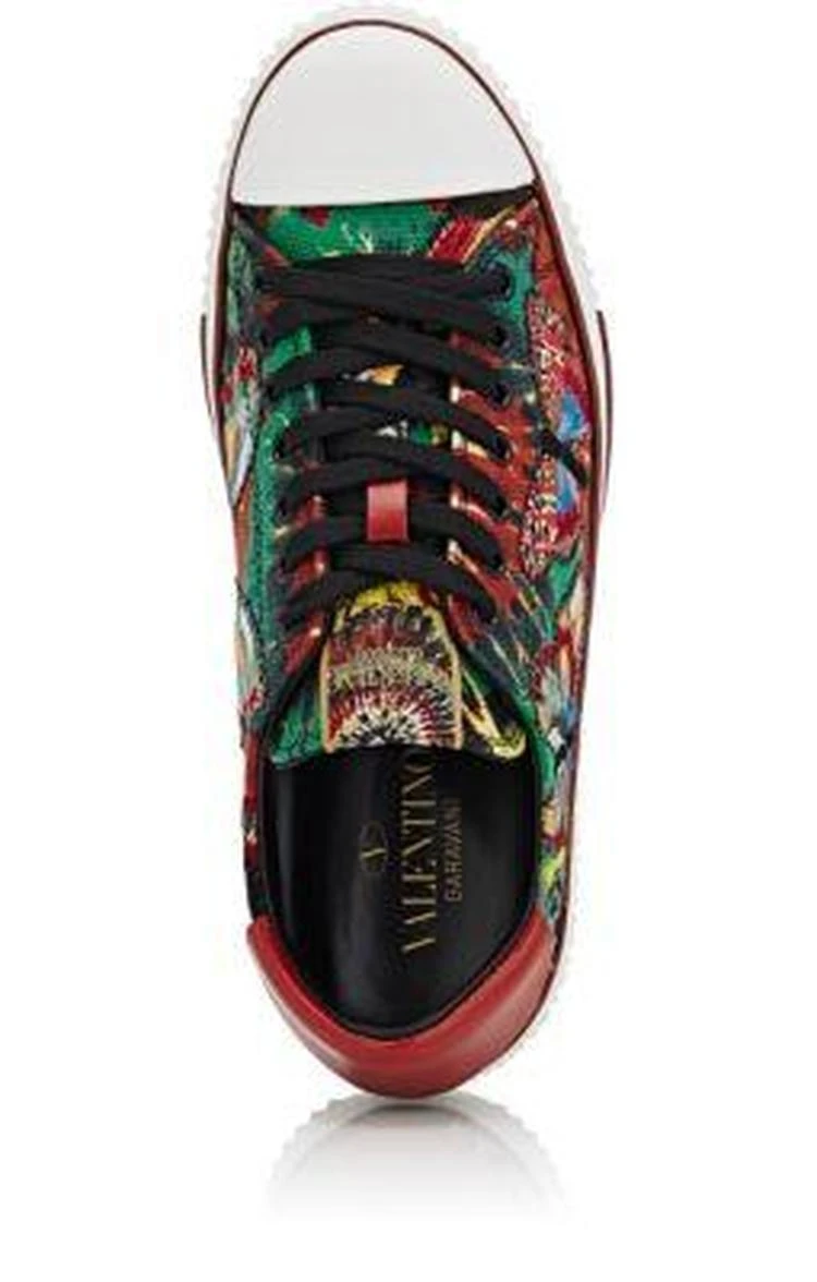 商品Valentino|Butterfly-Embroidered Canvas Sneakers,价格¥5794,第4张图片详细描述