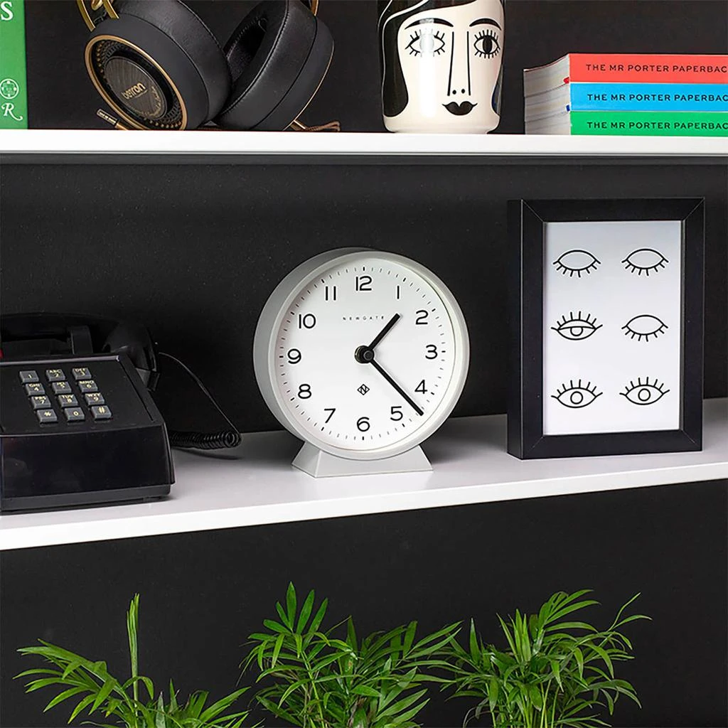 商品The Hut|Newgate M Mantel Echo Clock - Grey,价格¥208,第3张图片详细描述