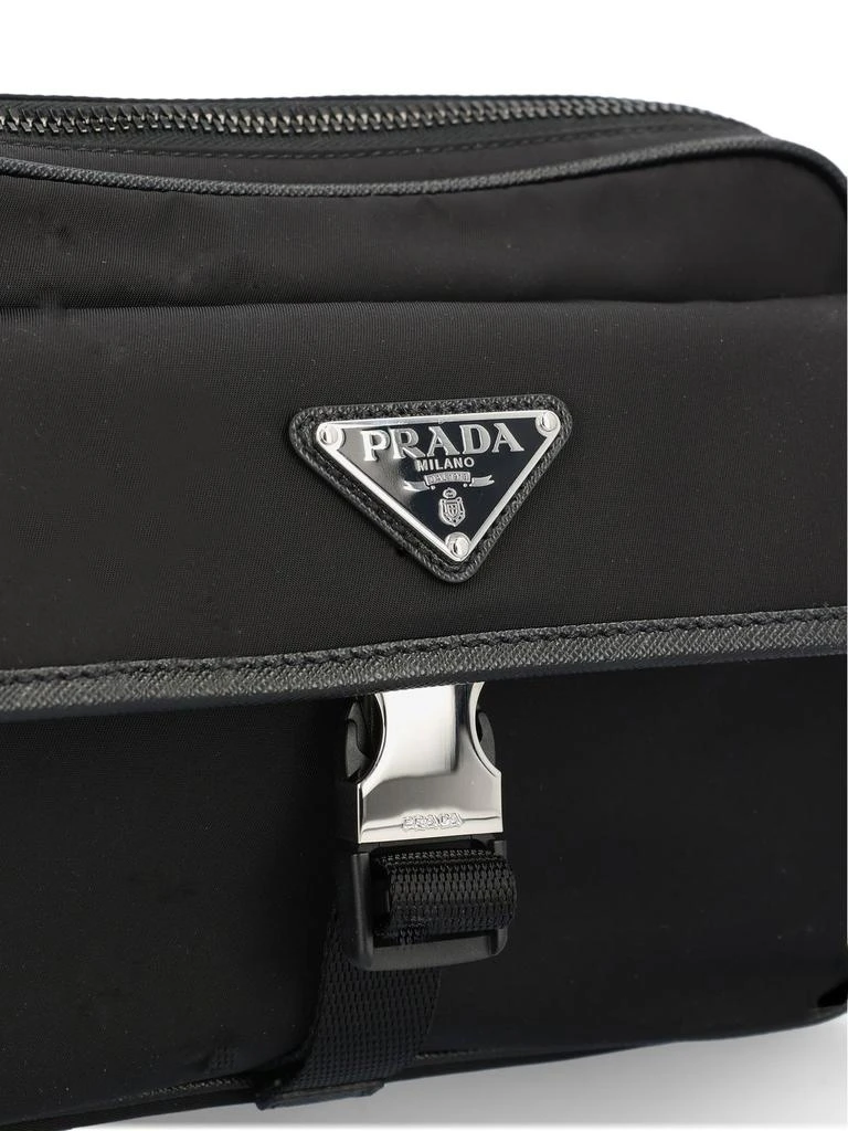 商品Prada|Prada Logo Plaque Shoulder Bag,价格¥13514,第4张图片详细描述