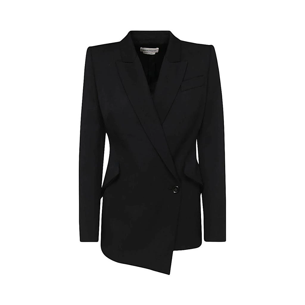 商品Alexander McQueen|Alexander McQueen Jackets Black,价格¥8228,第1张图片