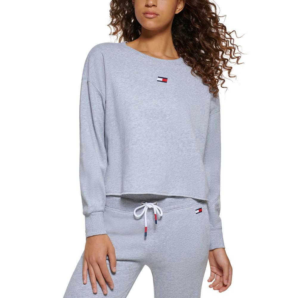 Women's Fleece Cropped Sweatshirt商品第4张图片规格展示