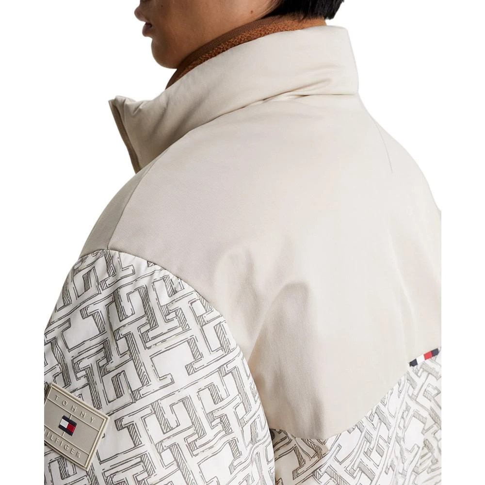 商品Tommy Hilfiger|Men's New York Sketch Monogram Puffer Jacket,价格¥1561,第5张图片详细描述