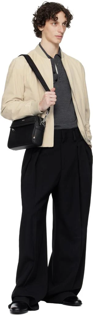 商品Hugo Boss|Black Saffiano Leather Bag,价格¥1391,第4张图片详细描述