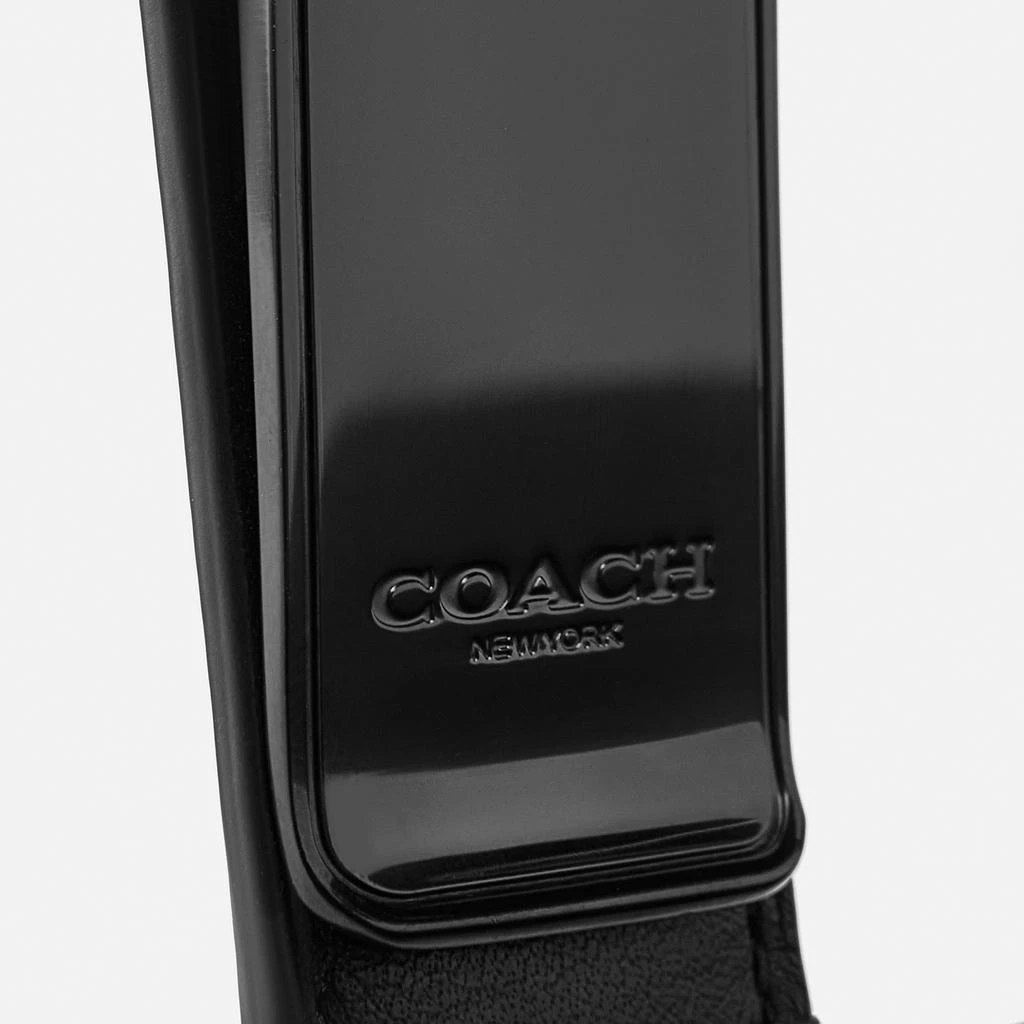 商品Coach|Coach Leather and Metal Money Clip,价格¥532,第3张图片详细描述