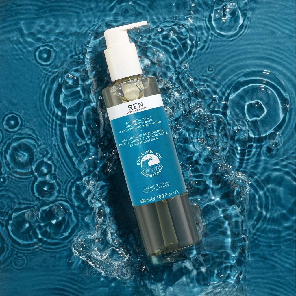 REN Clean Skincare Atlantic Kelp & Magnesium Ocean Plastic Body Wash 3