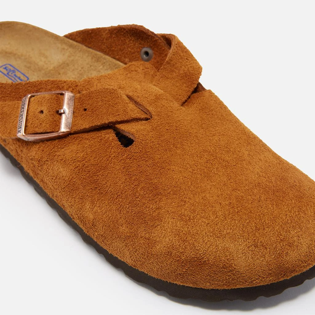 商品Birkenstock|Birkenstock Boston Slim Fit Leather Suede Mules,价格¥578,第4张图片详细描述