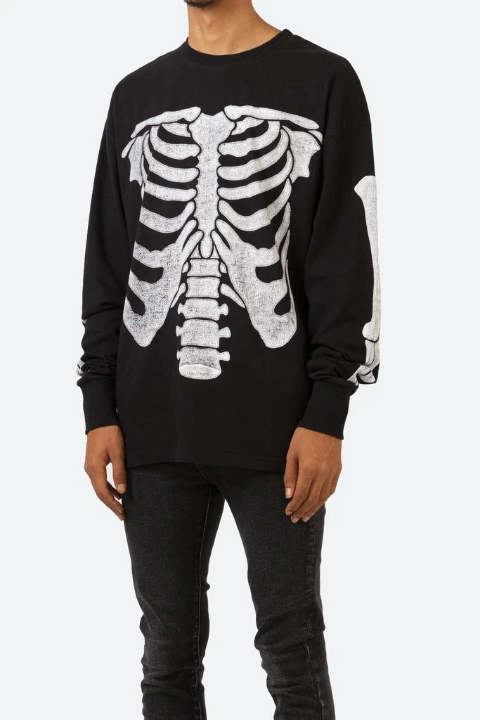 商品MNML|Skeleton L/S Tee - Black,价格¥211,第2张图片详细描述