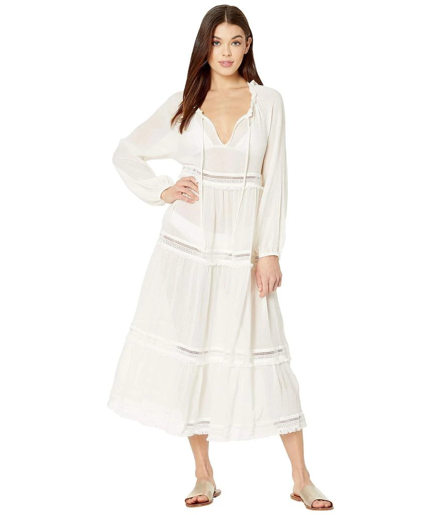 商品Eberjey|Summer Of Love Emery Long Cover-Up,价格¥714,第1张图片