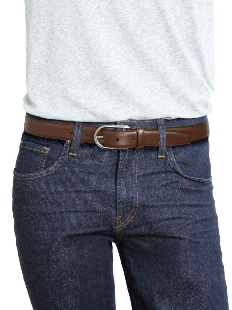 商品Bally|Calf Leather & Metal Belt,价格¥1277,第3张图片详细描述