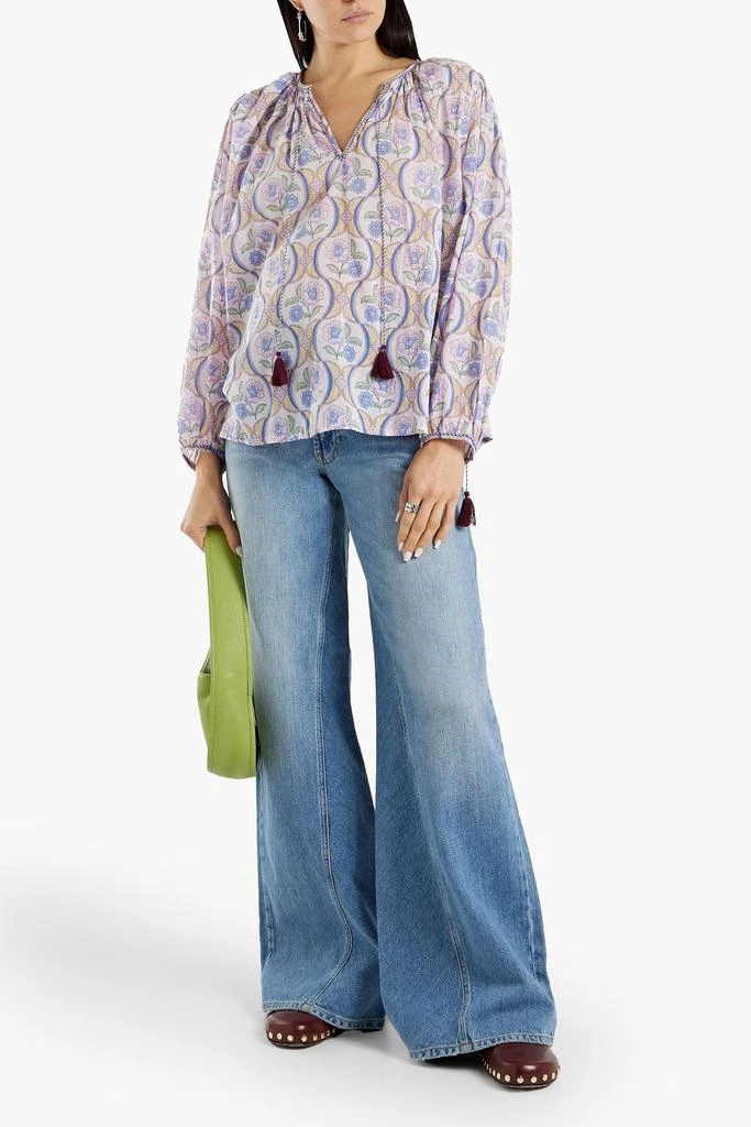 商品ANTIK BATIK|Tanissa printed cotton-voile blouse,价格¥685,第2张图片详细描述