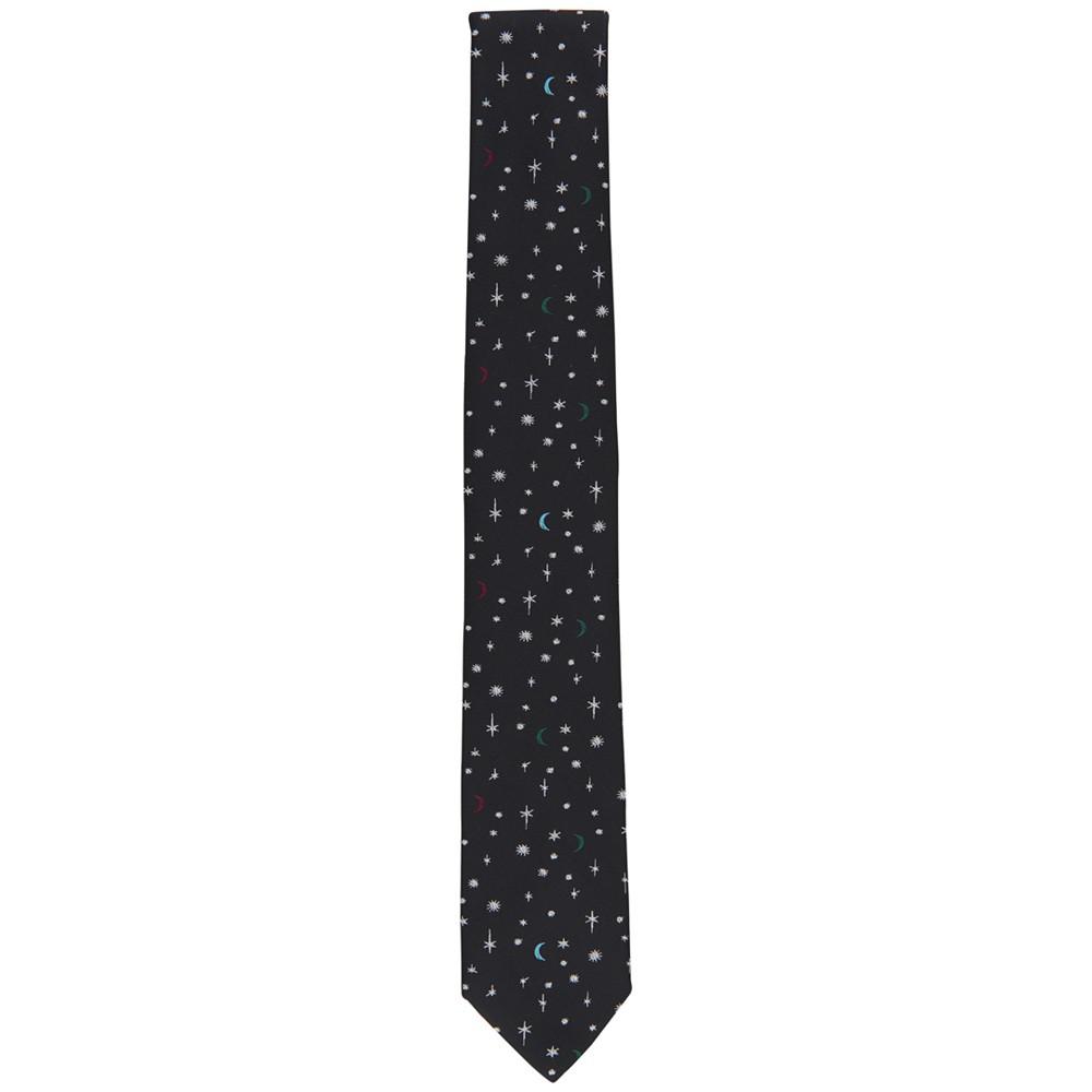 Men's Miniature Moon and Stars Tie, Created for Macy's商品第2张图片规格展示