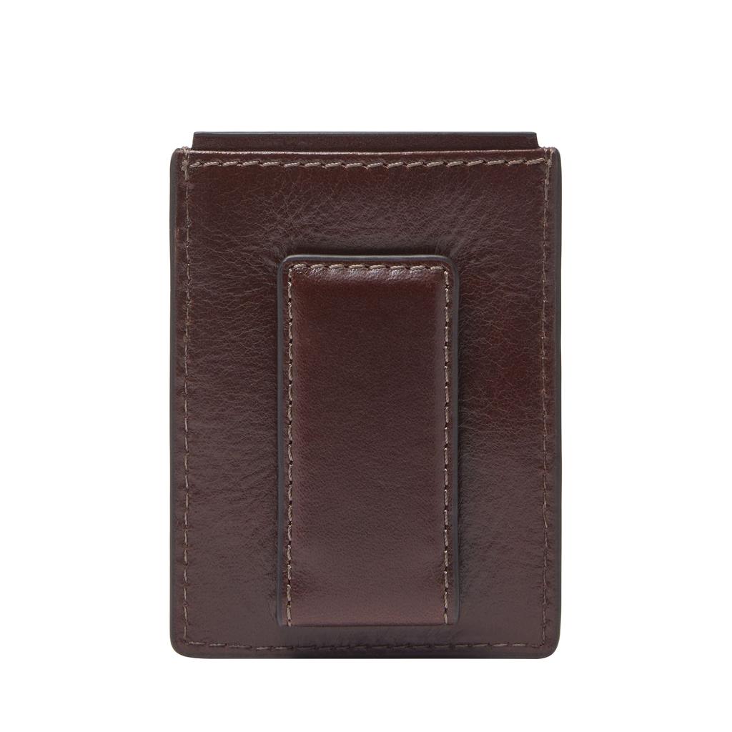 Fossil Men's Mykel Leather Front Pocket Wallet商品第3张图片规格展示