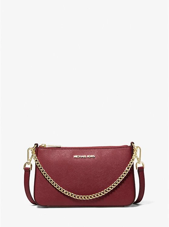 商品Michael Kors|Jet Set Medium Saffiano Leather Crossbody Bag,价格¥565,第1张图片