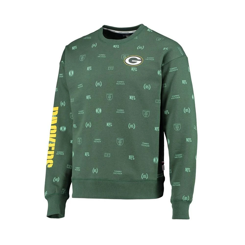 商品Tommy Hilfiger|Men's Green Green Bay Packers Reid Graphic Pullover Sweatshirt,价格¥599,第3张图片详细描述