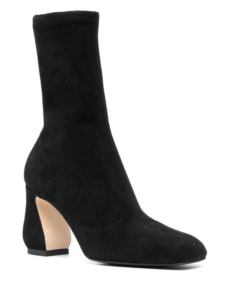 商品SI ROSSI|SI ROSSI Stretch suede heel ankle boots,价格¥3519,第4张图片详细描述