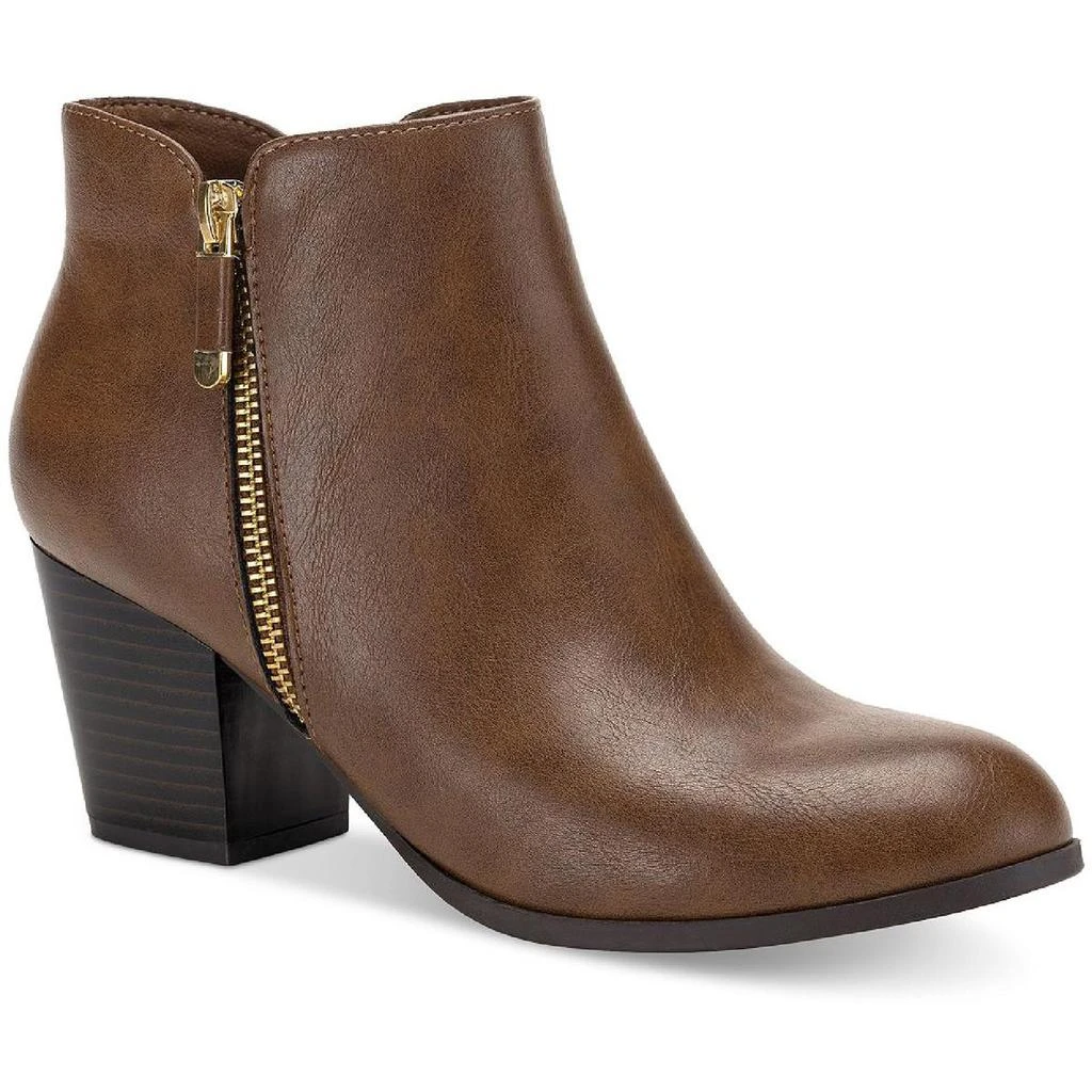 商品Style & Co|Style & Co. Womens Masrinaa Double Zipper Ankle Booties,价格¥69,第1张图片
