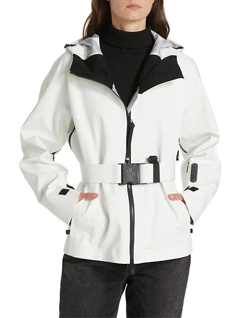 商品Moncler|Grenoble Teche Belted Hooded Jacket,价格¥12374,第4张图片详细描述