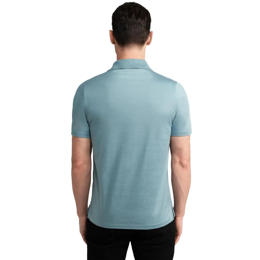 商品Dunhill|Rib Collar Cotton Polo Shirt,价格¥1697,第2张图片详细描述