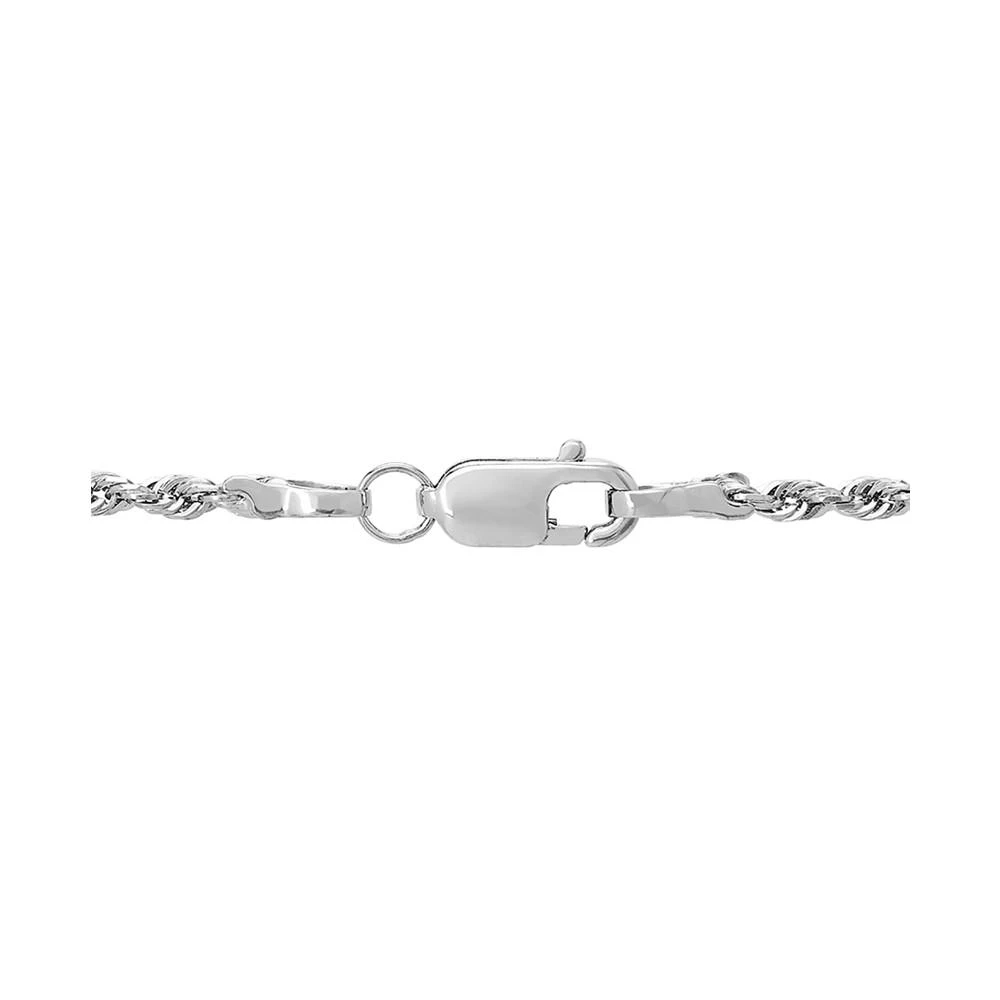 商品Macy's|Glitter Rope 18" Chain Necklace in 14k White Gold,价格¥2233,第3张图片详细描述