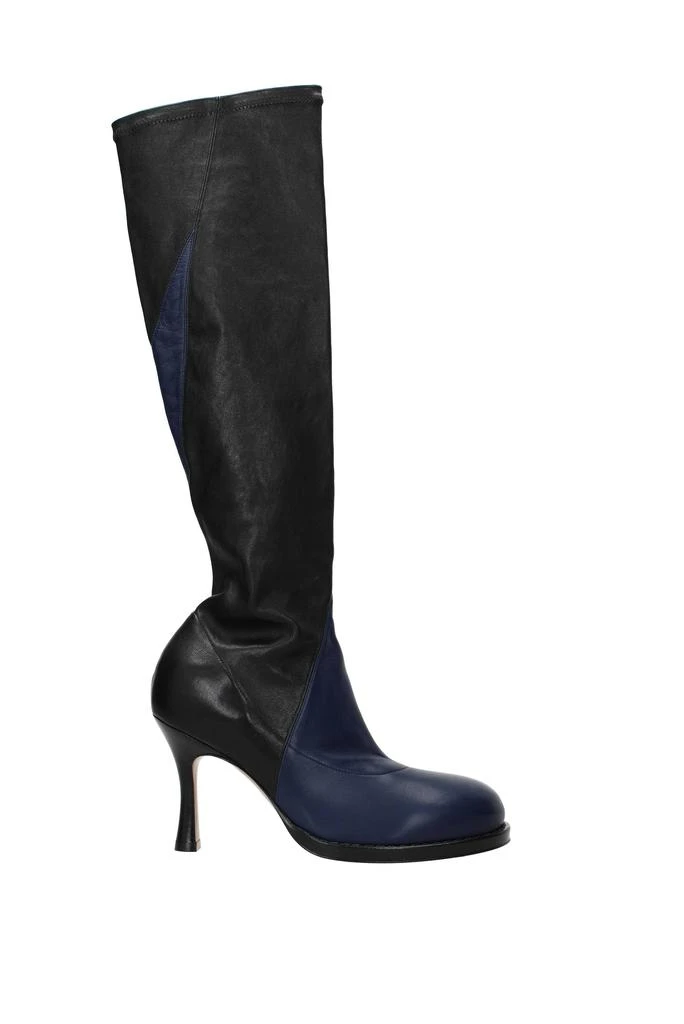 商品Celine|Boots Leather Blue,价格¥4429,第1张图片