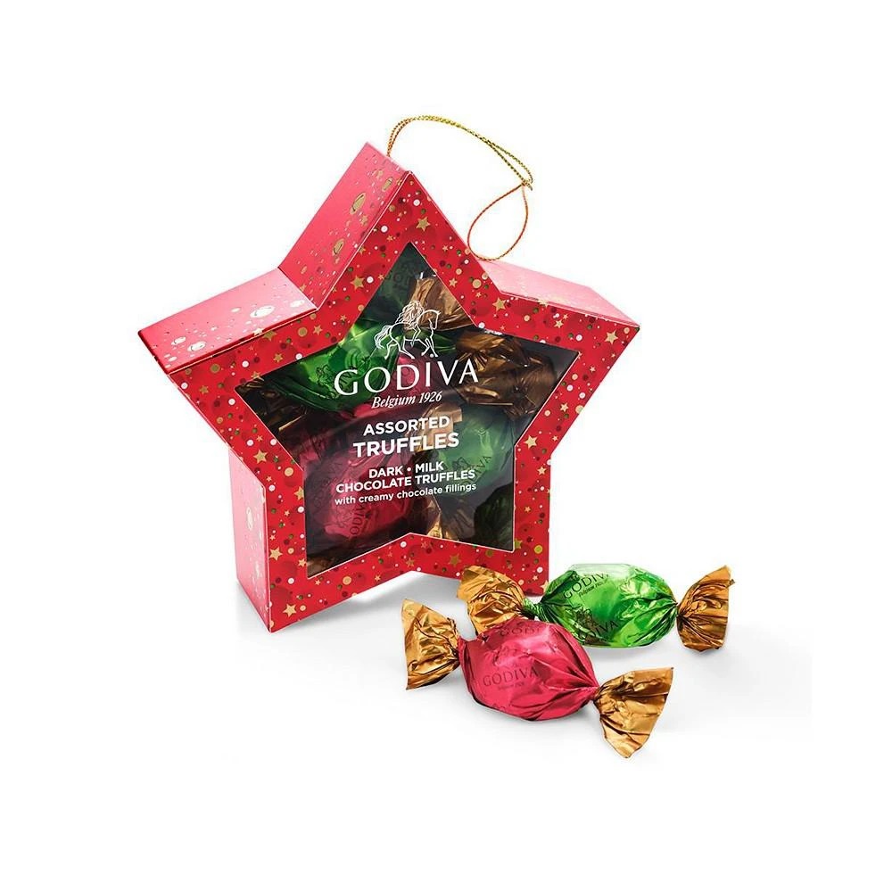 商品Godiva|Ornament Star Chocolate Gift Box, 10 Piece Set,价格¥93,第3张图片详细描述