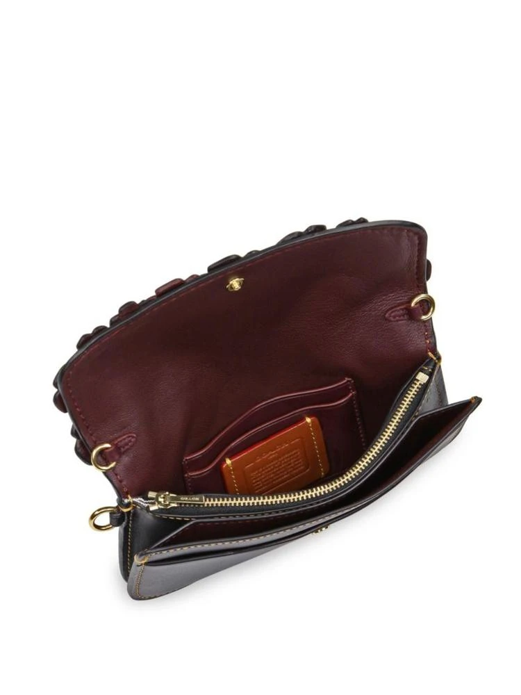 商品Coach|茶玫瑰贴花斜挎包,价格¥2412,第2张图片详细描述