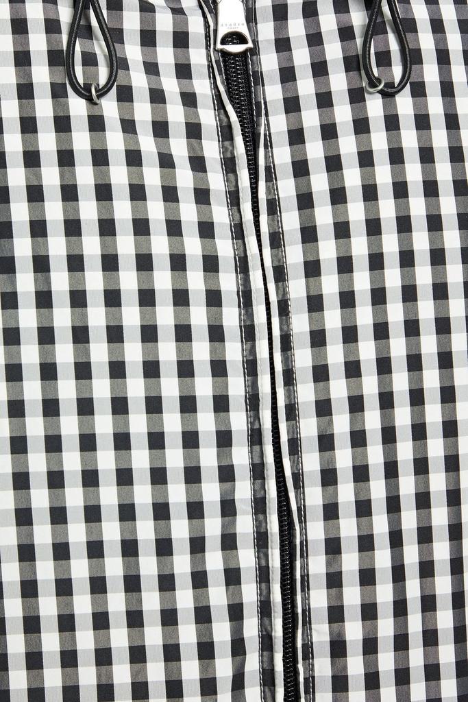 Gingham shell hooded jacket商品第4张图片规格展示