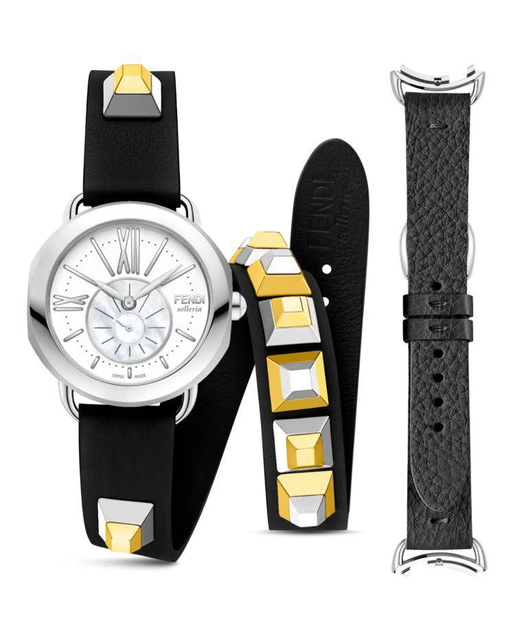 商品Fendi|Selleria Watch with Interchangeable Straps, 36mm ,价格¥11282,第1张图片