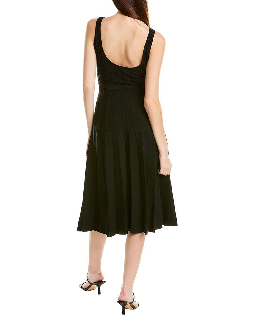 商品Nicole Miller|Nicole Miller Sunburst Pleated Midi Dress,价格¥552,第2张图片详细描述