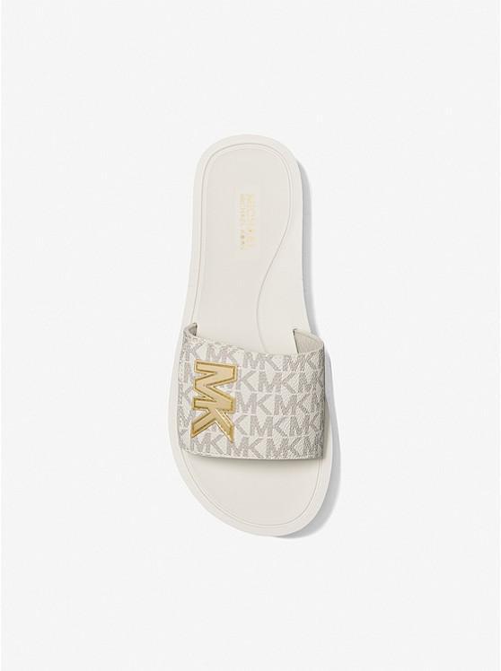 商品Michael Kors|Logo Platform Slide Sandal,价格¥556,第5张图片详细描述