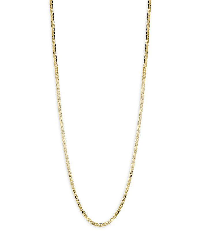 商品Milanesi And Co|18K Yellow Gold on Sterling Silver 3mm Mariner Link Chain Necklace,价格¥1702,第1张图片