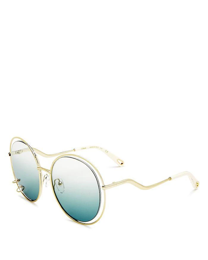 商品Chloé|Women's Wendy Round Sunglasses, 59mm,价格¥3700,第3张图片详细描述