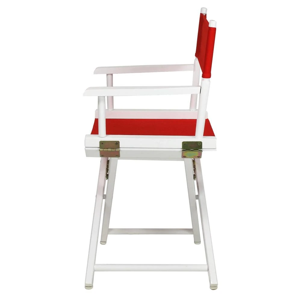 商品Casual Home|18" Director's Chair White Frame-Red Canvas,价格¥687,第2张图片详细描述